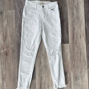 White Distressed Women's Jeans